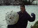 Matt with snowball