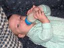 Jacob holding bottle for the first time2