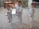 Dean, Jared, & David do karate