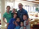 Alicia, kids, and grandpa Osmun