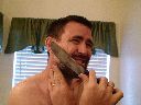 Matt shaving beard1