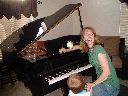 Alicia's baby grand piano