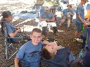 brothers at scout camp