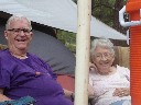 grandma and grandpa camping